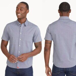 Untuckit Wrinkle-Free XXL Petrus Short Sleeve Button Down Shirt